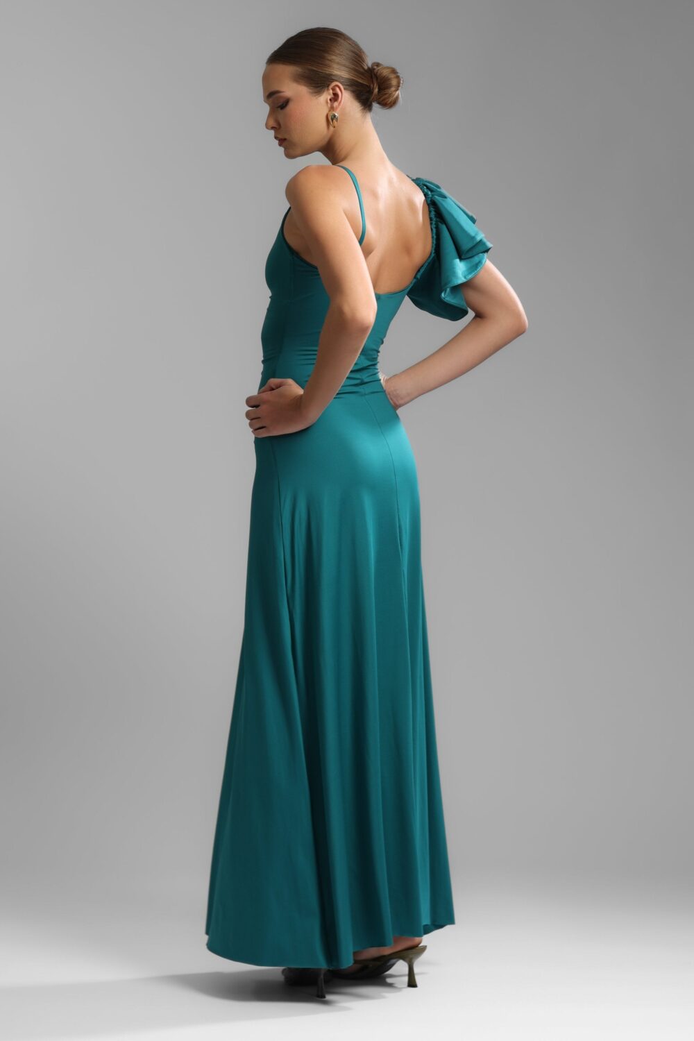 FR Peaceffull Petroleum Blue Dress - Image 4