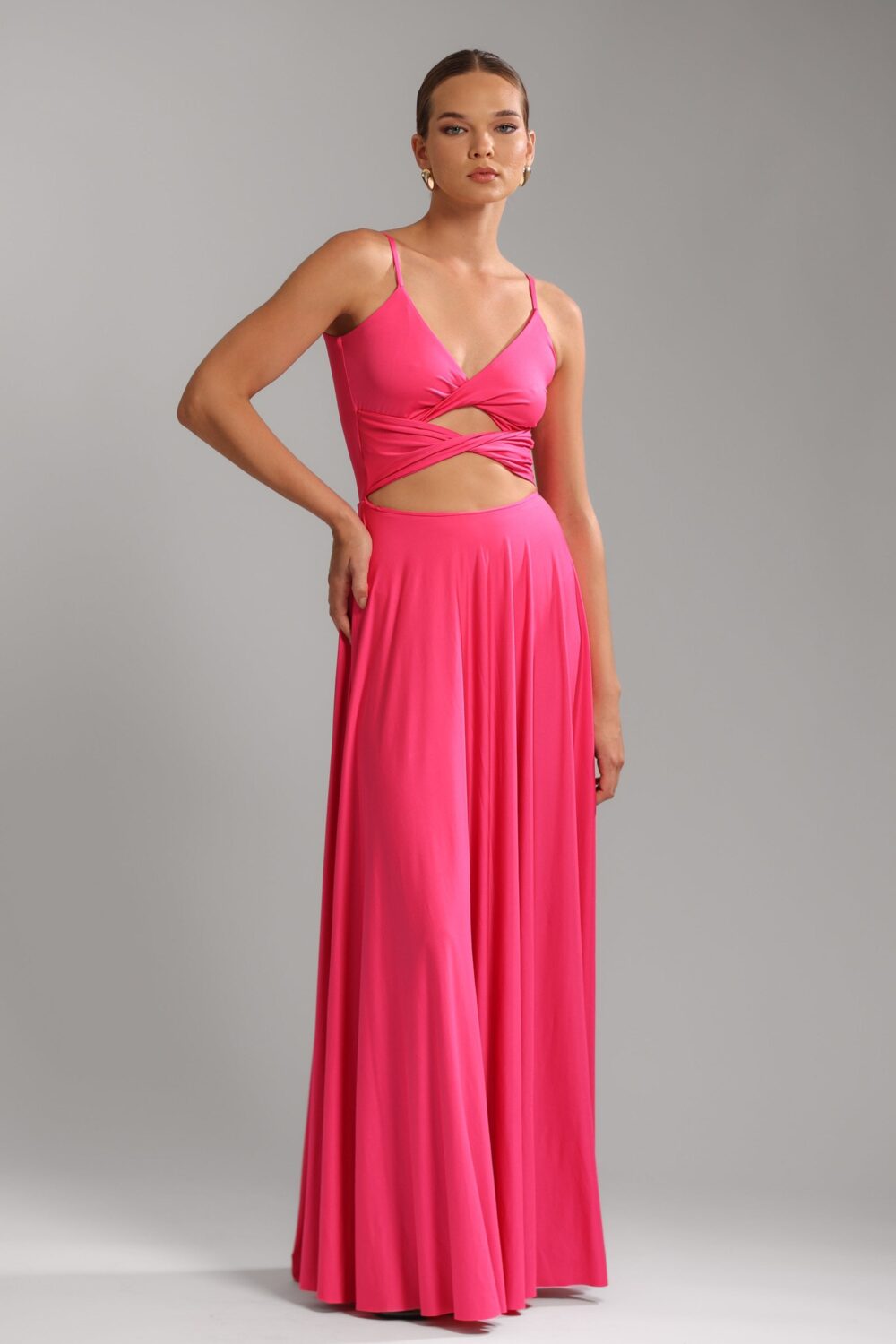 FR Hibiscus Long Dress - Image 2