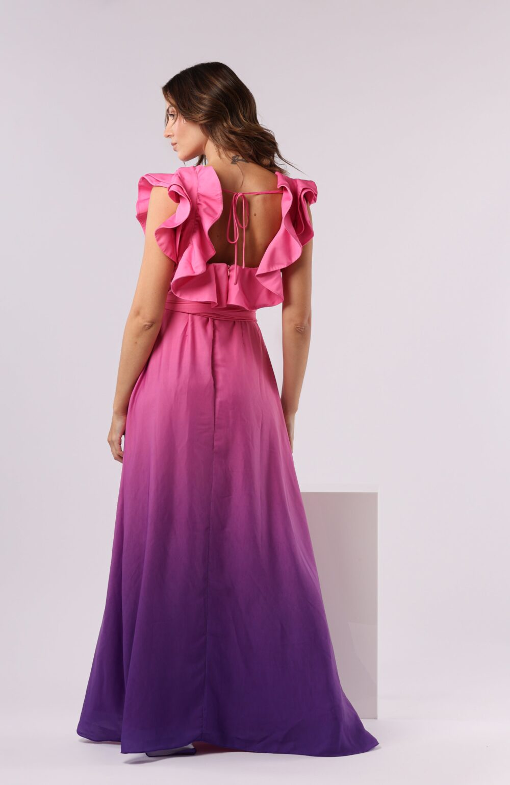 FR Cloud Long Dress Pink - Image 6