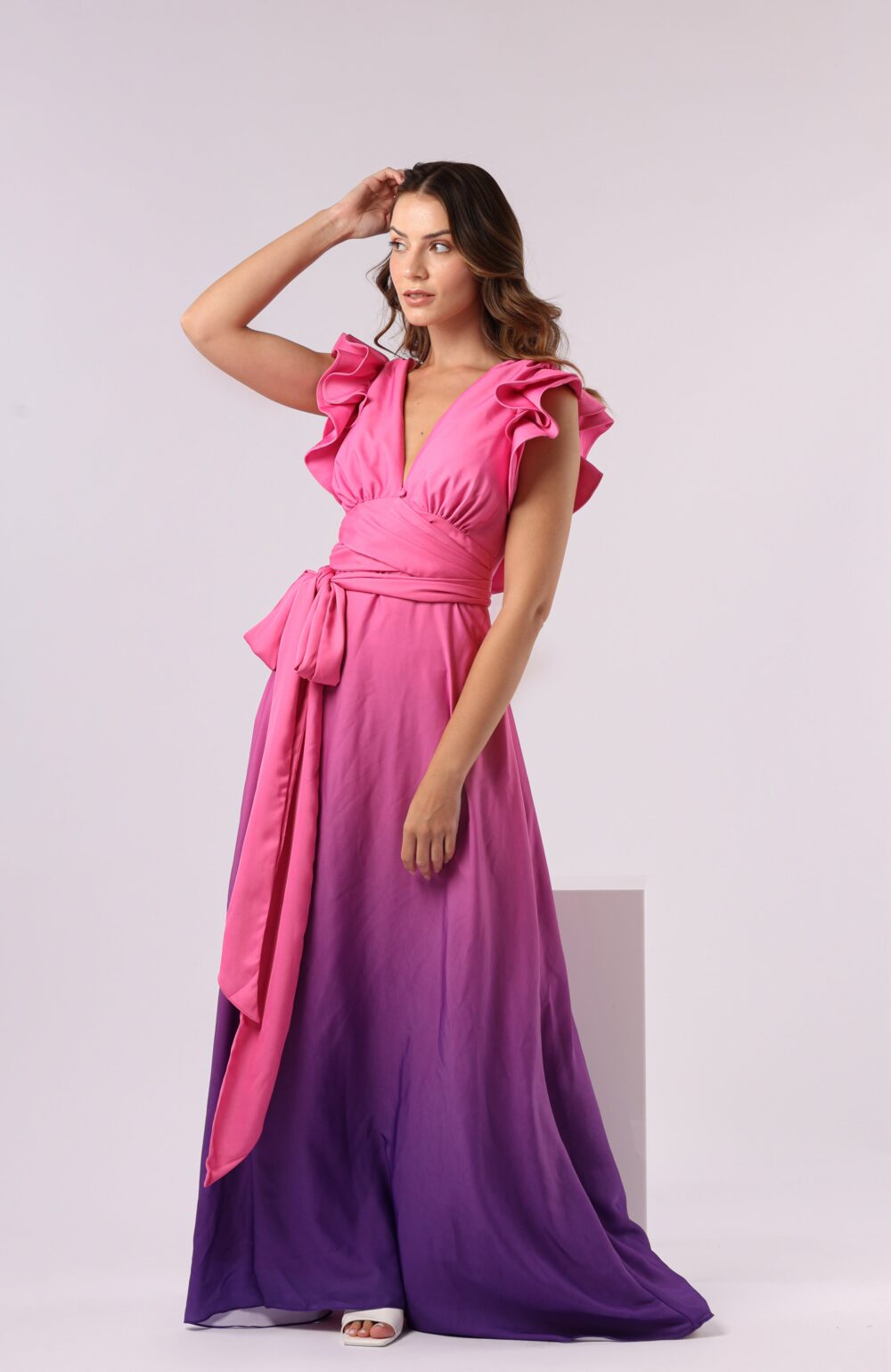 FR Cloud Long Dress Pink - Image 2