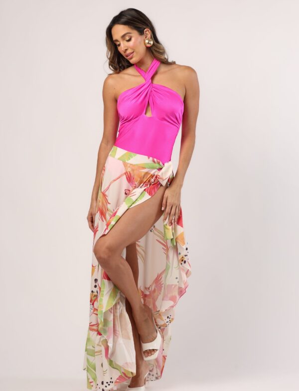 FR Granadina Print 0410- Skirt -Cover Up