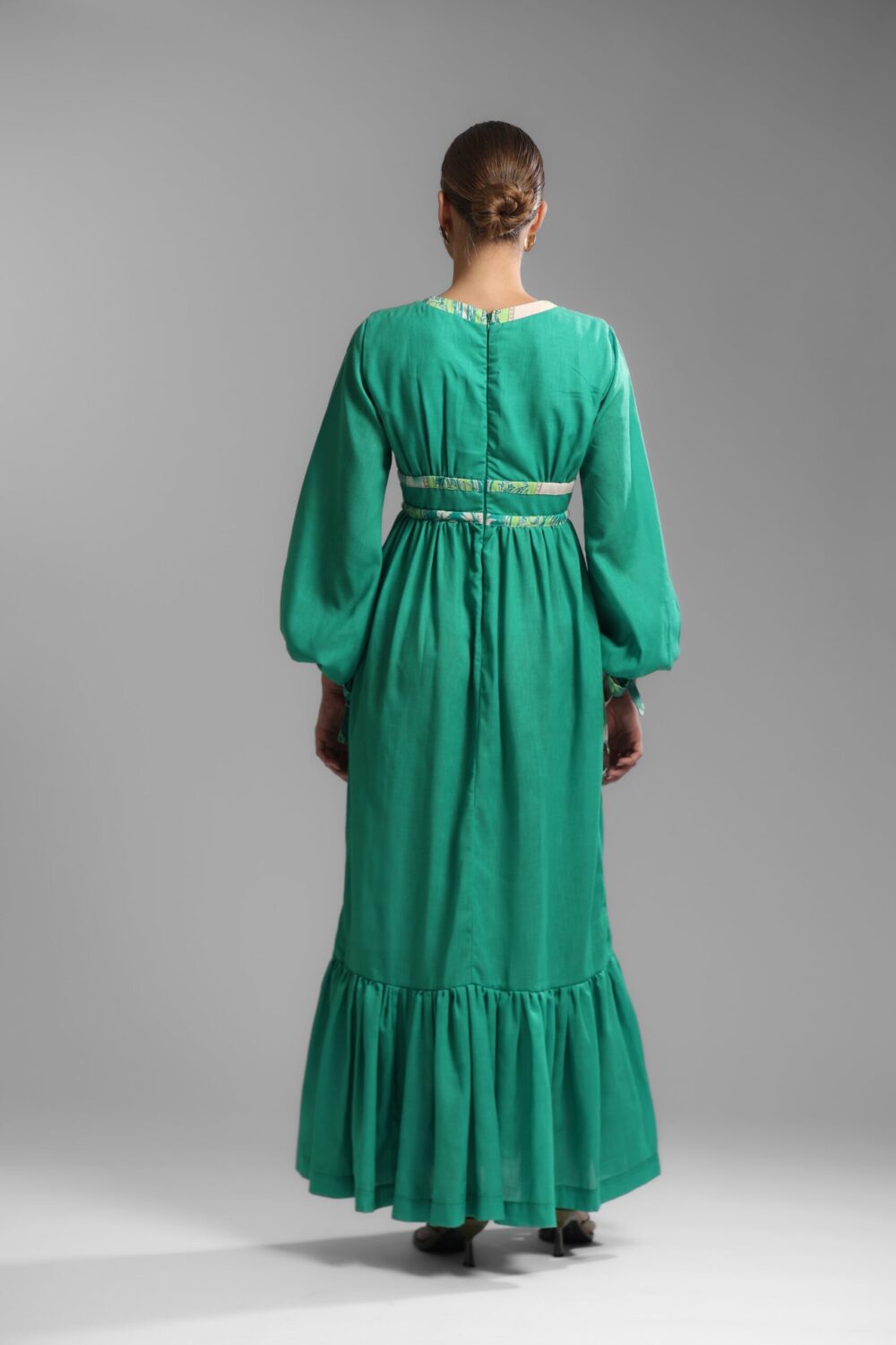 FR Leaves 2001 Ankle Dress - Image 5