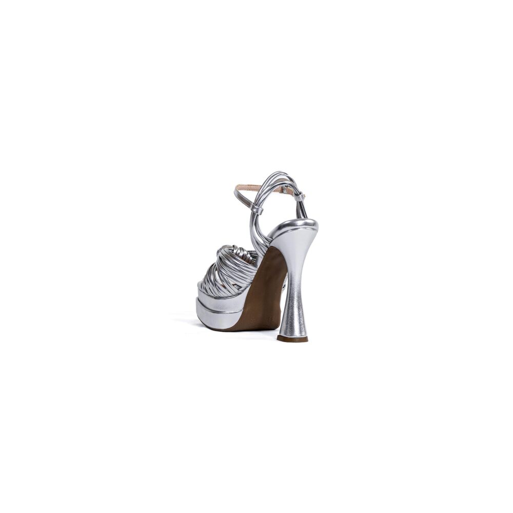 AN Alegría by Anama - Metallic High Heel Sandals with Knot Design - Image 7