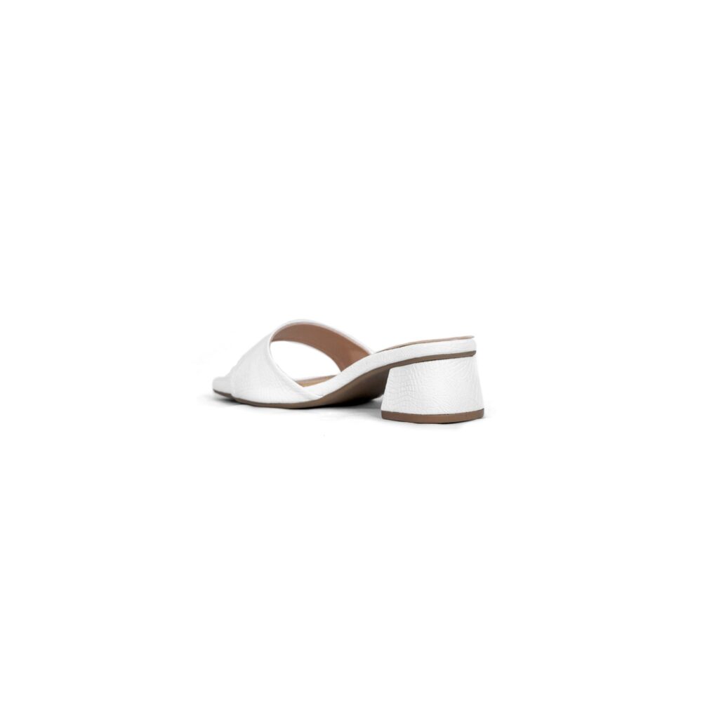 AN Ankla 3.5 by Anama - Chic White Kitten Heel Sandals - Image 2