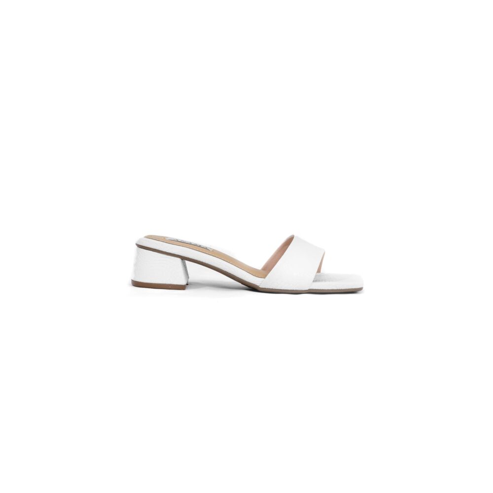 AN Ankla 3.5 by Anama - Chic White Kitten Heel Sandals - Image 3