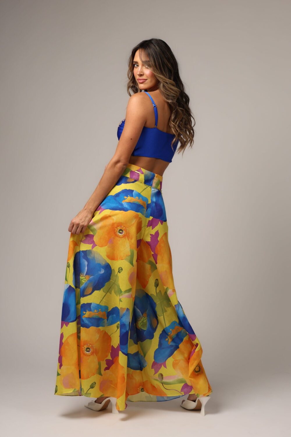 FR Azaleia Linen 1001- Palazzo Pant - Image 3