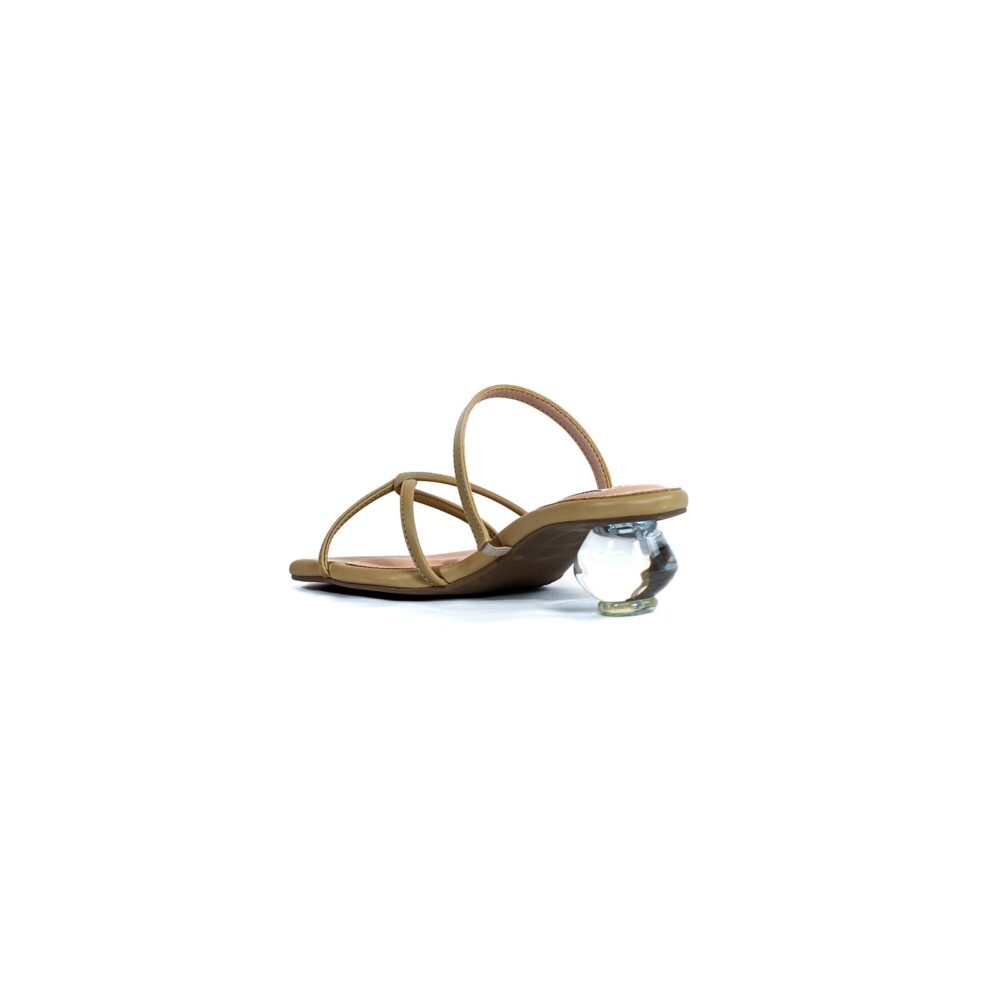 AN Deitu 109 by Anama - White Kitten Heel Sandals with Strappy Design - Image 7