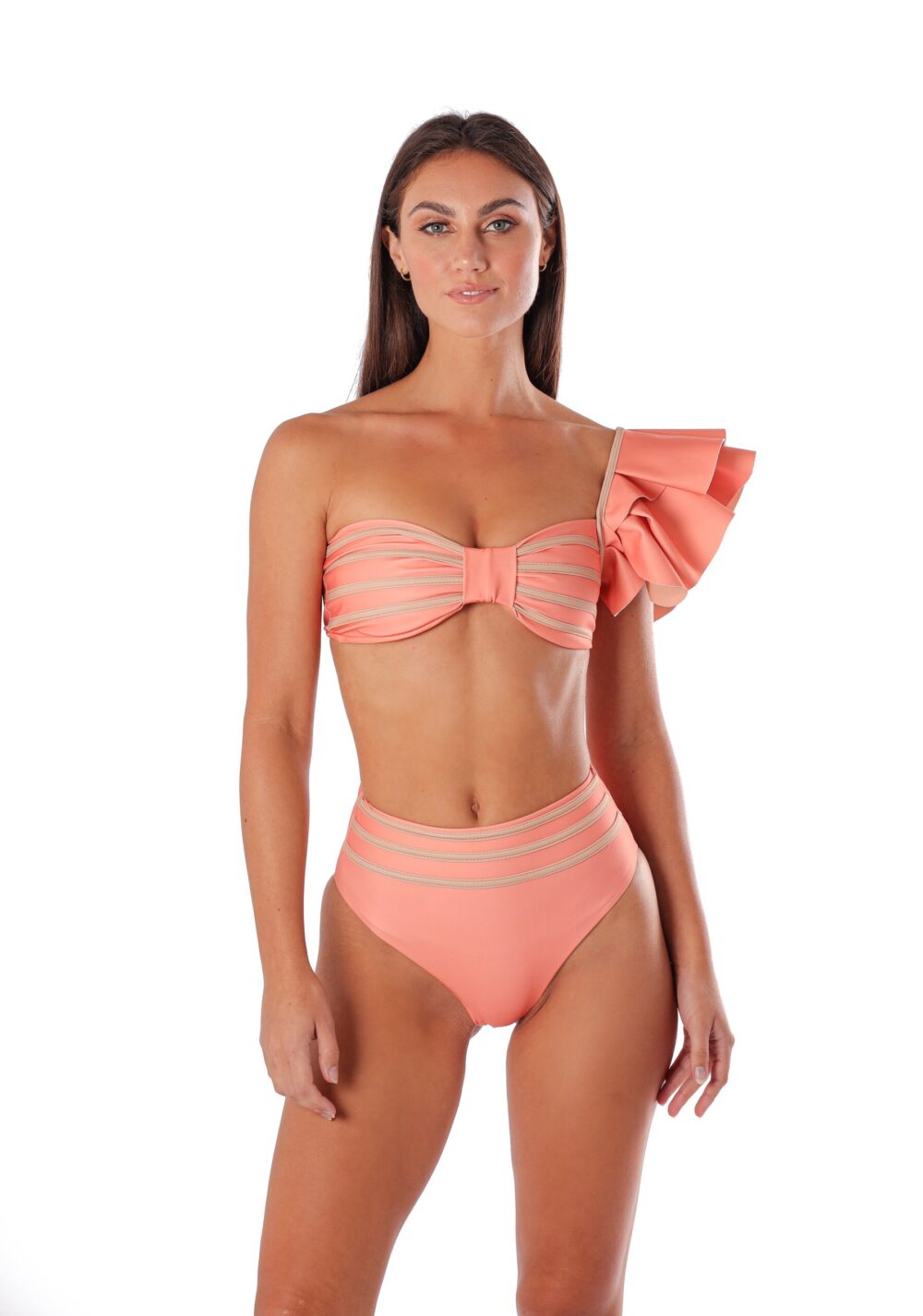 PR Palizzi Orange 1359 Swimsuit ONLY Medium