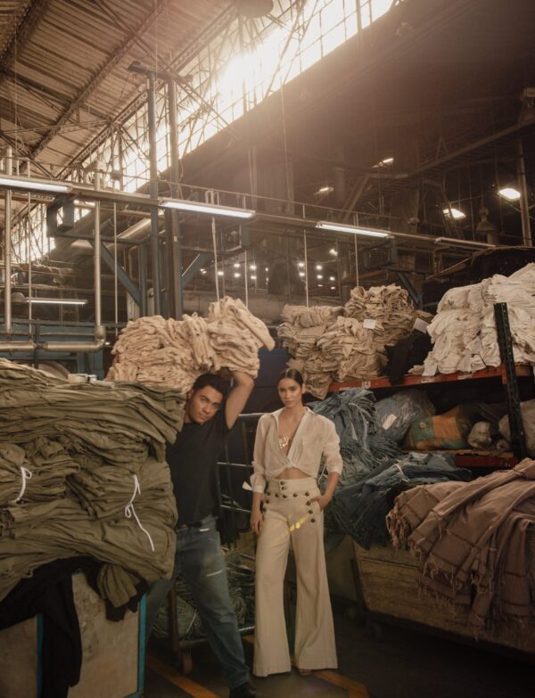 MA Jeans Botones Beige 17315