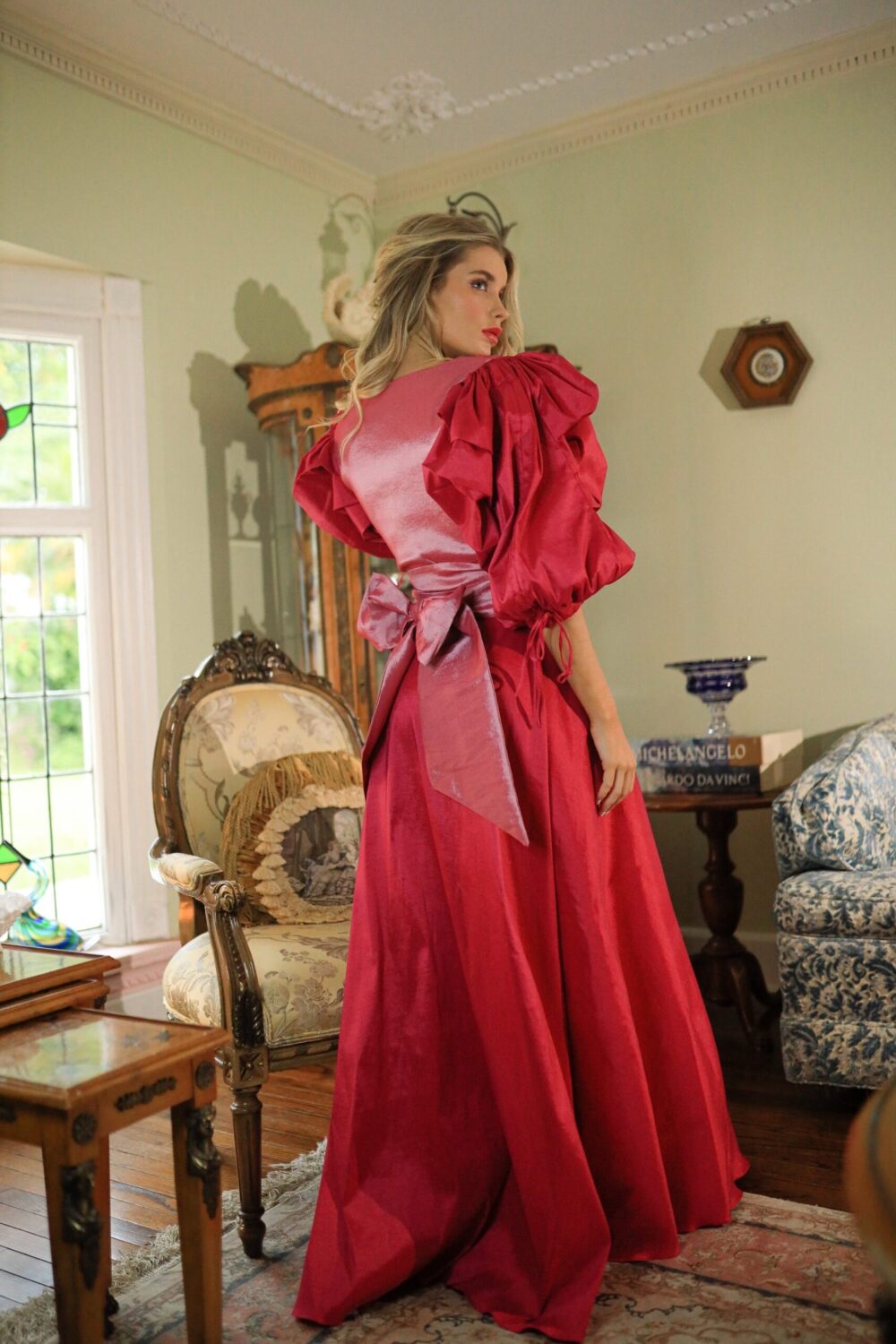 FR Zafiro Long Dress Pink - Image 2