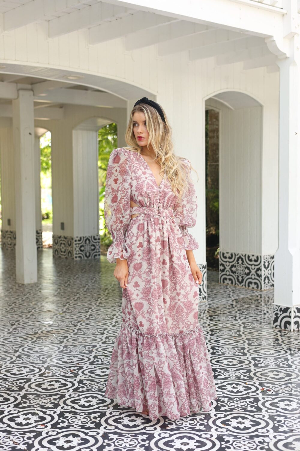 FR Red Heart Long Dress - Image 3