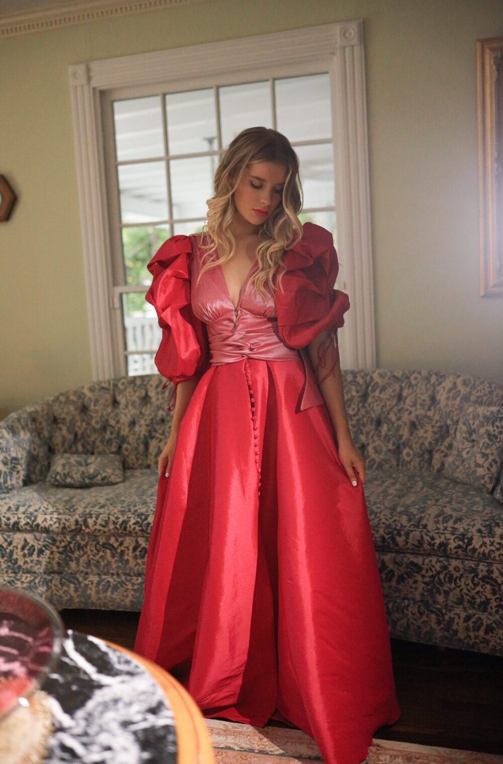 FR Zafiro Long Dress Pink - Image 4
