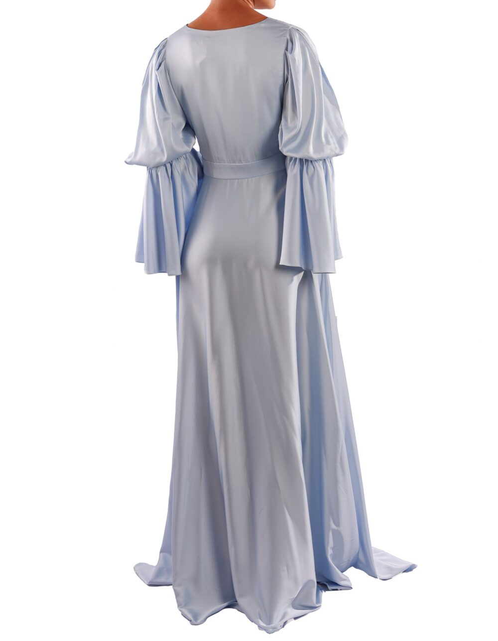 FR Dalila Baby Blue Long Dress - Image 2