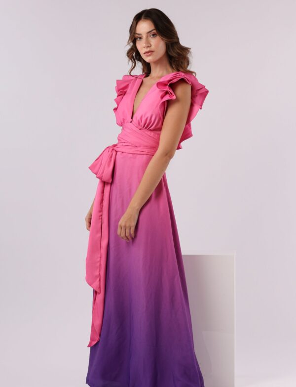 FR Cloud Long Dress Pink