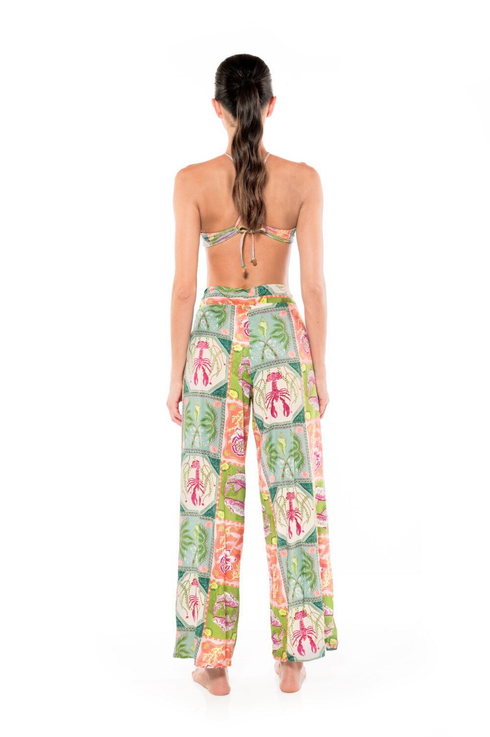 AM MARIPOSA CARIBBEAN POSTCARDS PANTS - Image 2