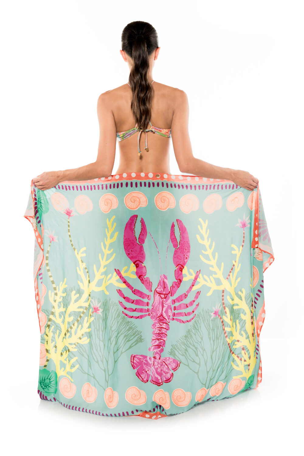 AM CARIBBEAN POSTCARDS TOUCH SARONG - Image 3