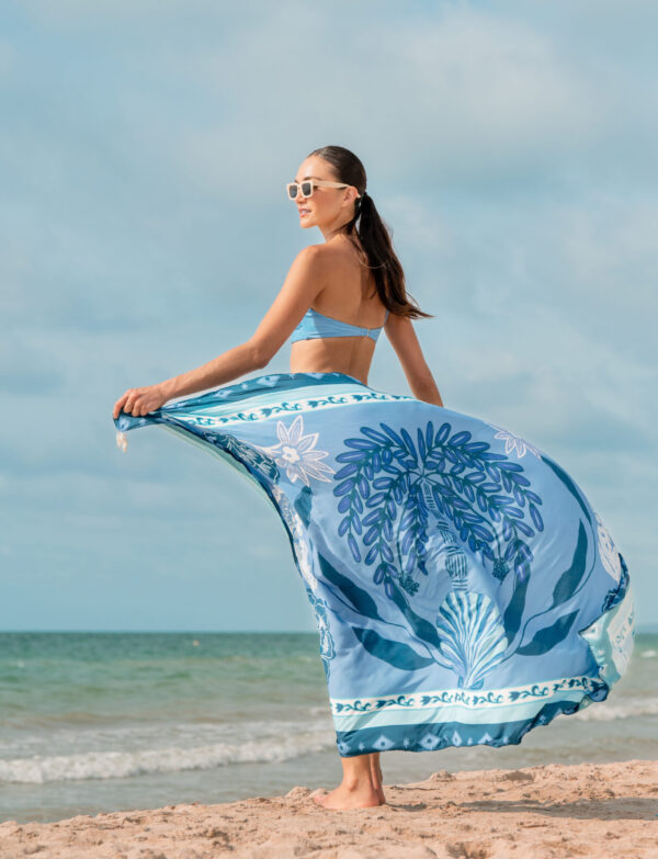 AM TROPICAL SKY TOUCH SARONG